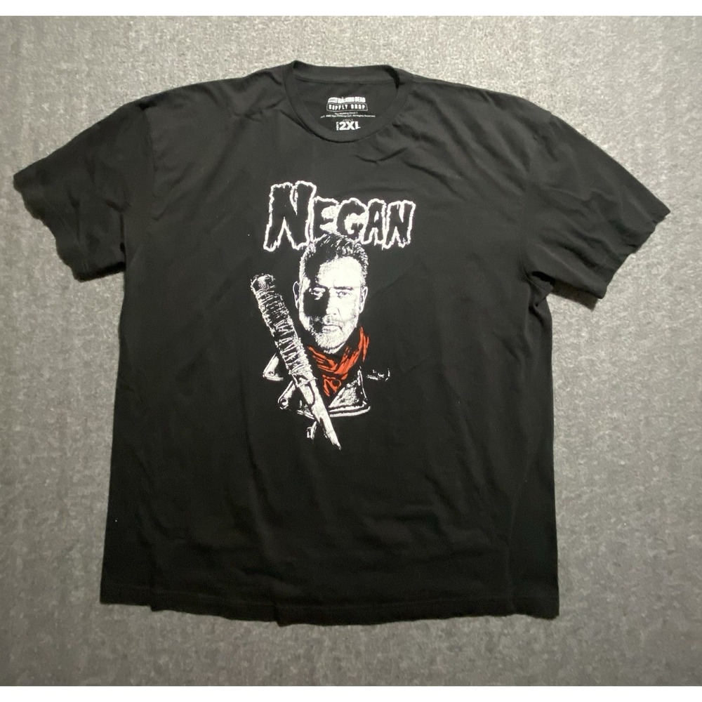 The Walking Dead AMC Supply Drop Negan Lucille T-Shirt Mens XXL Black